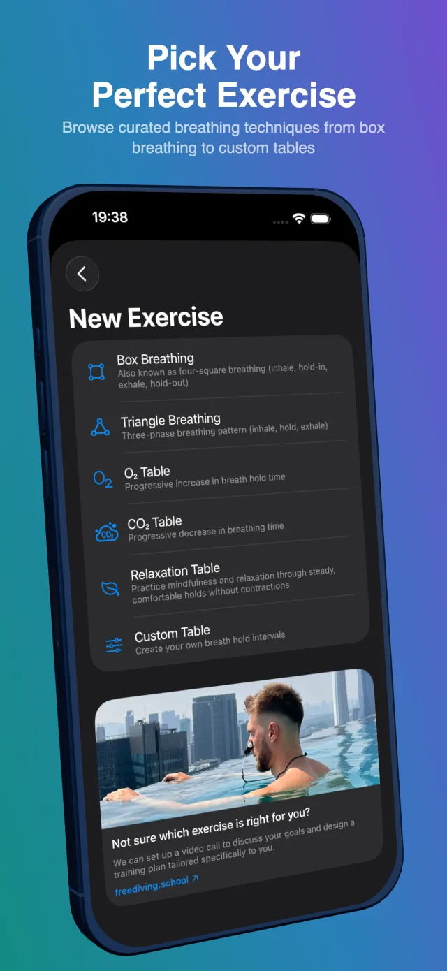 Pick your perfect exercise